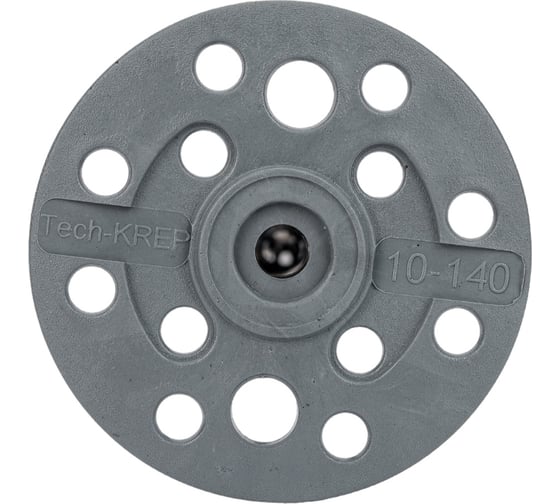 Дюбель для теплоизоляции Tech-Krep с пластмассовым гвоздём, 10x140 мм, 30 шт. 154279