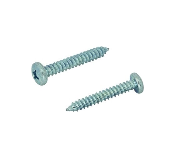 Саморез ЦКИ DIN 7981 6.3x13, остроконечный, цинк, Ph3, 200 шт. 4588 1