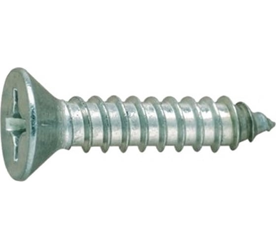 Саморез ЦКИ DIN 7982 5.5x80, остроконечный, цинк, Ph3, 25 шт. 37163