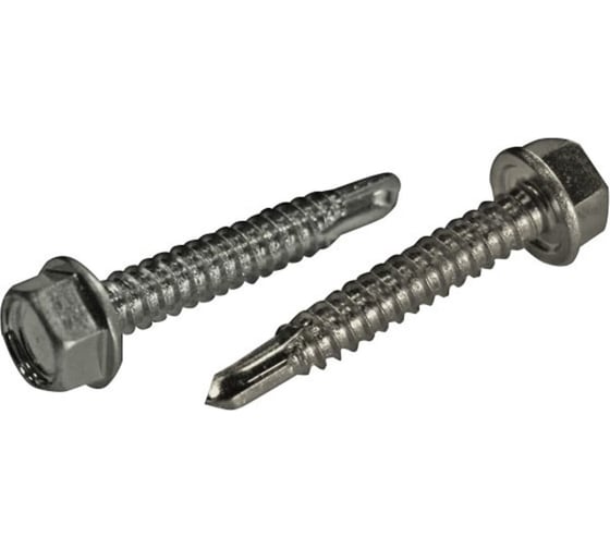 Саморез ЦКИ DIN7504-K JP76 4.8x16 сверлоконечный A2 SW8 100 шт. 49274 1