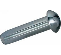 Цилиндрический штифт ЦКИ DIN1476 4x10 скругленный, алюминий, 50 шт. 52285