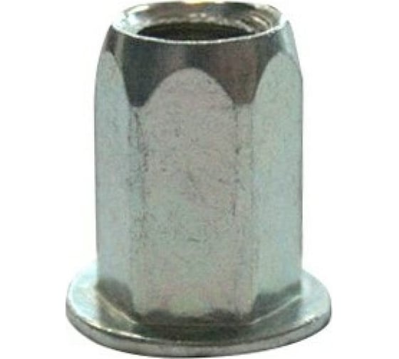 Заклепка-гайка ЦКИ М10 плоская, уменьшенная, 1/2 шестигранная, A2 REX 50 шт. 50839 1