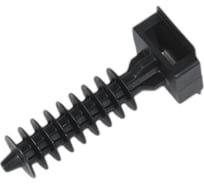 Дюбель нейлоновый для крепления стяжек ЕВРОПАРТНЕР PDR, черный, UV (25 шт.) 3 0823 2