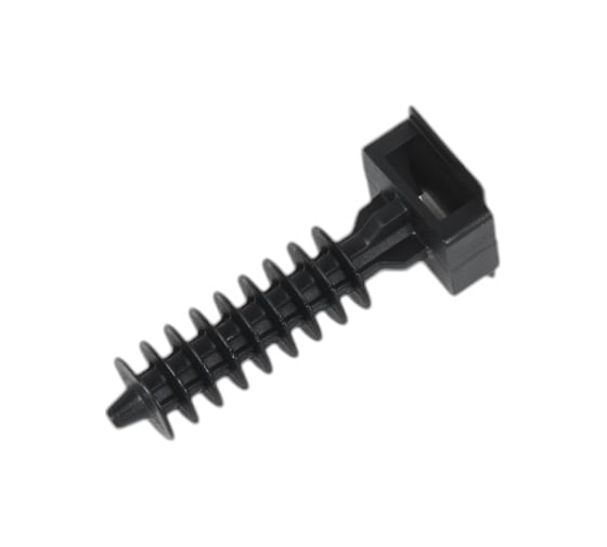 Дюбель нейлоновый для крепления стяжек ЕВРОПАРТНЕР PDR, черный, UV (25 шт.) 3 0823 2 1