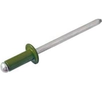 Тяговая заклепка ЦКИ Ст/Ст, плоская, 4.0x10, оливковый RAL6003 фланец, 250 шт. 51090