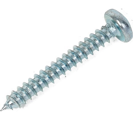 Шуруп с полукруглой головкой КРЕП-КОМП DIN7981 3,5х25 1400шт шп3525ф