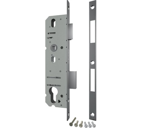 Корпус узкопрофильного замка с защелкой FUARO PROF4916-40/92 CP хром 26421
