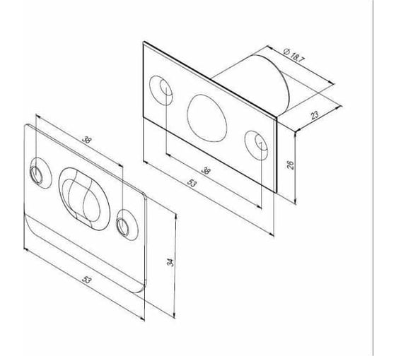 Шариковый фиксатор PUNTO METLB-15 (LB-15) CP хром 42037