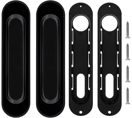 Ручка для раздвижных дверей PUNTO SH.SL152.010 (Soft LINE SL-010) BL черный 43505