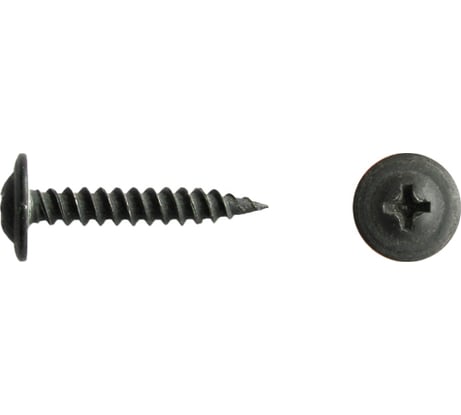 Саморез с прессшайбой КРЕП-КОМП острый Чёрный фосфат 4,2х25 8000шт пшоч25