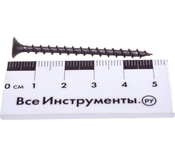 Саморез по дереву КРЕП-КОМП черный 3,5х51 5500шт чд51