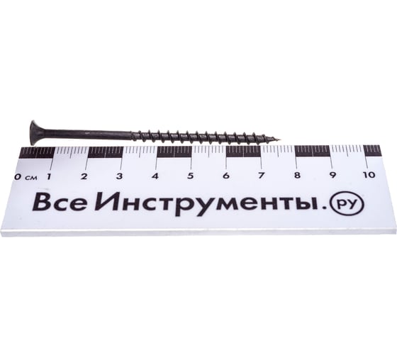 Саморез по дереву КРЕП-КОМП черный 4,2х76 2500шт чд76