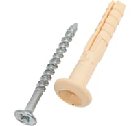 Дюбель-гвоздь Tech-Krep SMX-G 6x60 мм, нейлон, грибовидная манжета, 1000 шт. 133396