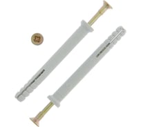 Дюбель-гвоздь Tech-Krep полипропилен, потайная манжета, SM-L 6x60 мм, 1500 шт. 125226