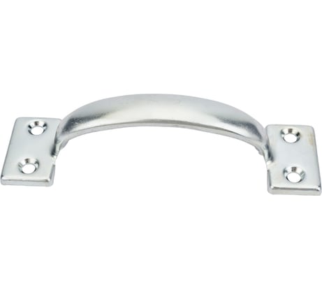 Дверная ручка-скоба STARFIX цельнотянутая 90 мм белый цинк SMP-55765-1