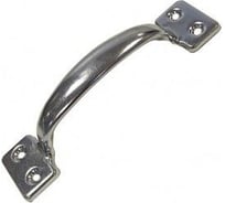 Дверная ручка-скоба STARFIX цельнотянутая 70 мм, белый цинк SMP-55745-1