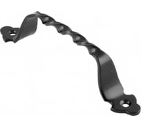 Дверная ручка-скоба STARFIX 80 мм витая, черная матовая SMP-97392-1