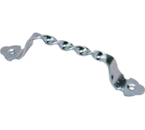 Дверная ручка-скоба STARFIX 80 мм витая, белый цинк SMP-75527-1