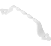 Дверная ручка-скоба STARFIX 80 мм витая белая SMP-76768-1