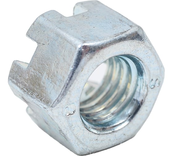 Корончатая гайка ЦКИ DIN935 М8 прорезная 8 Ц SW13 20 шт. 3228
