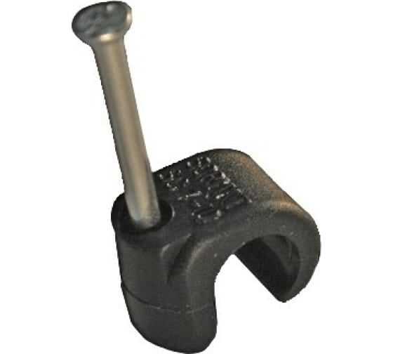 Клипса для провода ЦКИ sc 10-14 черная 250 шт. 10702