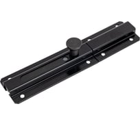 Прямой легкий засов ALDEGHI LUIGI SPA 160x38 мм, черный 215VN16