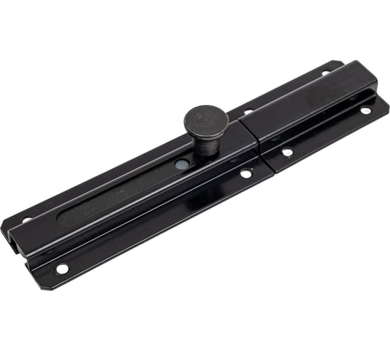 Прямой легкий засов ALDEGHI LUIGI SPA 160x38 мм, черный 215VN16 1