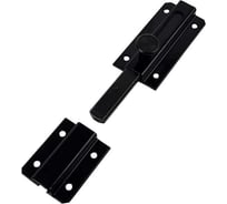 Прямой легкий засов ALDEGHI LUIGI SPA 120x38 мм, черный 215VN12