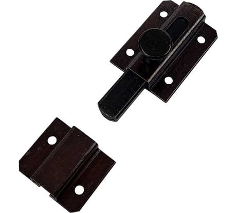 Прямой легкий засов ALDEGHI LUIGI SPA 80x38 мм, бронза 215AB08