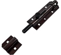 Прямой накладной засов ALDEGHI LUIGI SPA 170x43 мм, цвет: бронза 250AB15