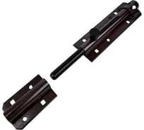 Прямой накладной засов ALDEGHI LUIGI SPA 210x43 мм, цвет: бронза 250AB20