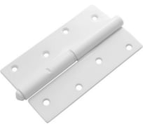 Накладная петля Домарт пн-120 левая, с простым запятником, белый 170993