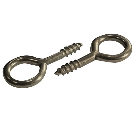 Шуруп-полукольцо ЦКИ 4.2x25х80, цинк, 20 шт. 27824