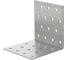 Угловая перфорированная пластитна ЦКИ 90x90x65x2, цинк, 5 шт. 2509 1