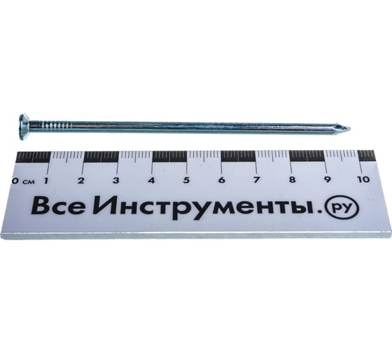 Строительные гвозди Зубр МАСТЕР оцинкованные ГОСТ 4028-63 4.0х100мм 5кг (примерно 480 шт.) 305030-40-100