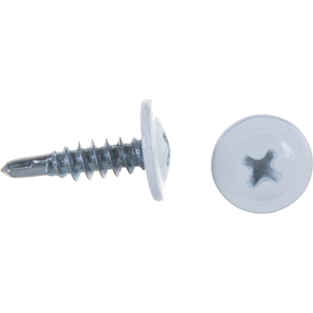 Саморезы с прессшайбой и сверлом по листовому металлу до 2мм Зубр ...