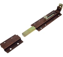 Прямой усиленный засов для навесного замка ALDEGHI LUIGI SPA 247x52 мм, бронза 256AB25