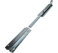 Прямой усиленный засов для навесного замка ALDEGHI LUIGI SPA 443x52 мм, цинк 256AZ50