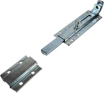 Прямой усиленный засов для навесного замка ALDEGHI LUIGI SPA 247x52 мм, цинк 256AZ25