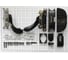 Механизм антипаник бара Doorlock DL PD910FR-BAR PZ72mm, черный, огнестойкий, без внешней ручки 75445 2