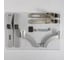 Механизм антипаник бара Doorlock PD800FR-BAR PZ72mm, RAL9006 серебристый, огнестойкий, без внешней ручки 75420 2