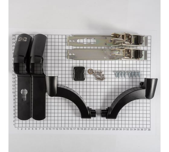 Механизм антипаник бара Doorlock PD800FR-BAR PZ72mm, черный, огнестойкий, без внешней ручки 75421