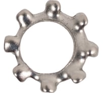 Стопорная шайба с внешними зубцами DINFIX DIN6797 A, А2, 5.3, 50 шт. 00-00003283