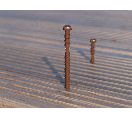 Шуруп HOLZTECHNIC Kkt коричневый 6x100 100 шт. KKTM6100