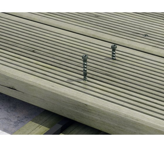 Шуруп HOLZTECHNIC Kkt зеленый, 4 5x50 200 шт. KKTV550