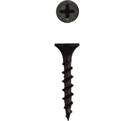 Саморез по дереву Dr. Bronz черный, 3,5x32 мм, 0.5 кг 353205