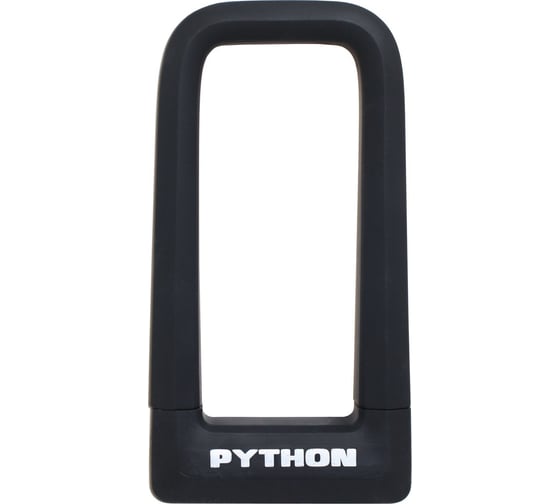 Навесной замок с креплением на раму Авангард PYTHON 626 BLACK силикон, всепогодный 14858