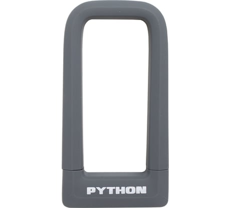 Навесной замок с креплением на раму Авангард PYTHON 626 GREY силикон, всепогодный 14856