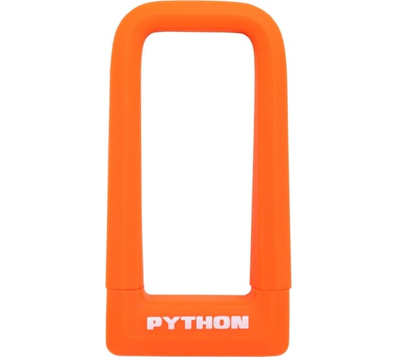 Навесной замок с креплением на раму Авангард PYTHON 626 ORANGE силикон, всепогодный 14857 1