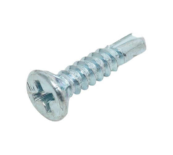 Саморез Daxmer оконный 3,9x19 бел.цинк,сверло 1000 шт 00000414307